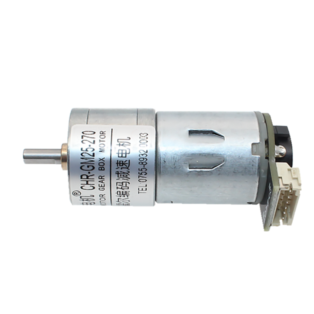 모터 CHR-GM25-270 ABHL 저속 25mm 마이크로 DC 인코더 모터 자기 균형 트롤리 및 장난감 [OPEN-ZMA25-169]