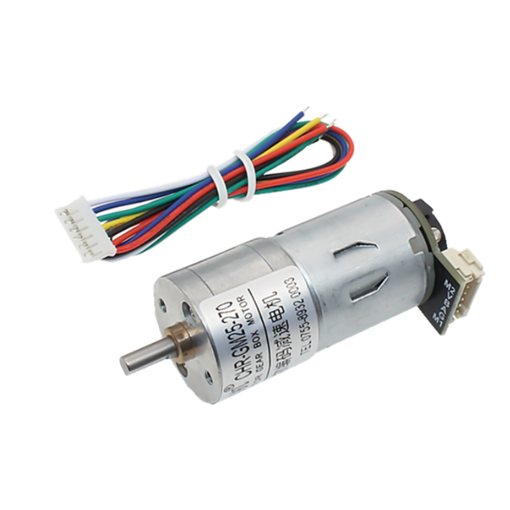 모터 CHR-GM25-270 ABHL 저속 25mm 마이크로 DC 인코더 모터 자기 균형 트롤리 및 장난감 [OPEN-ZMA25-169]