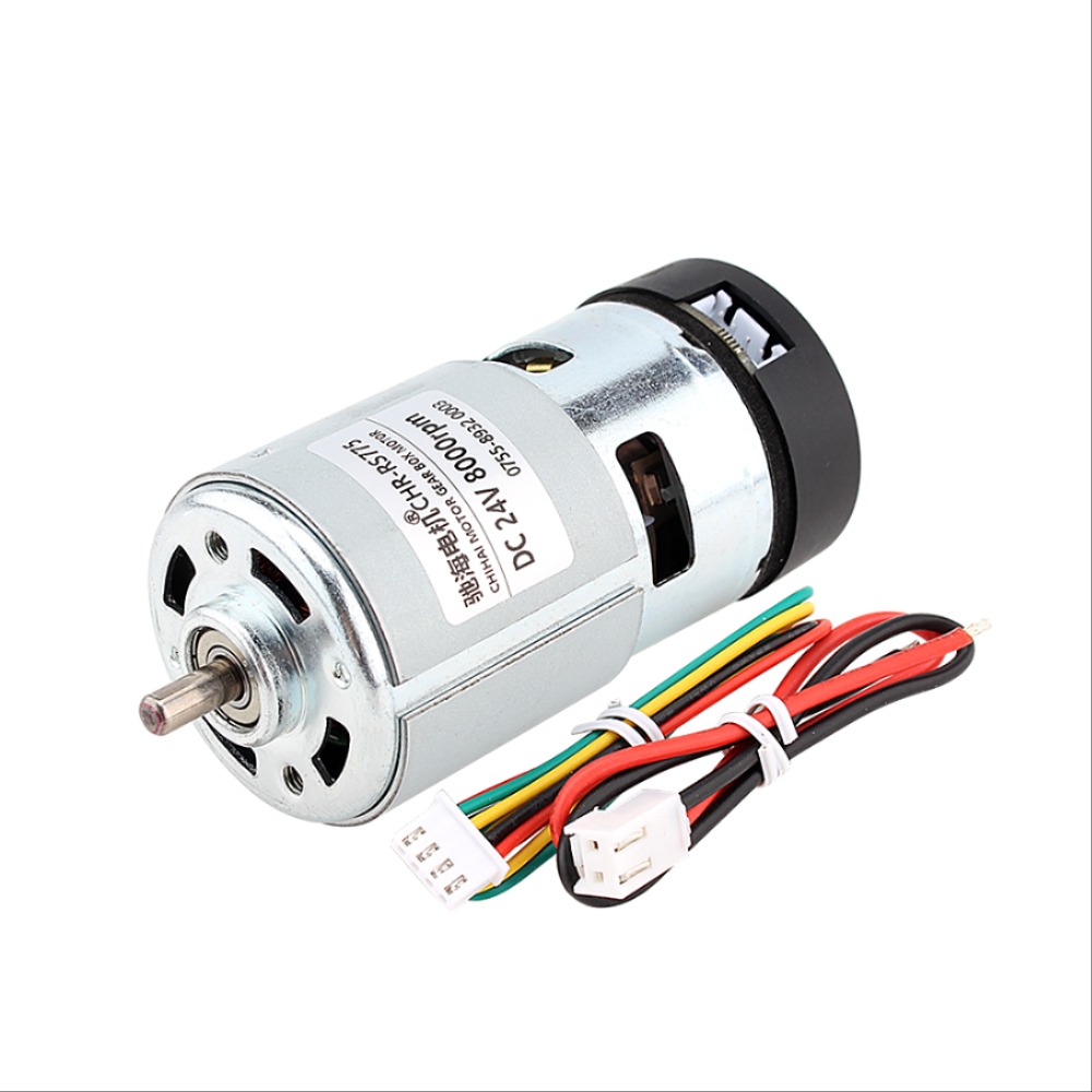 CHR-775S 자기 홀더 인코더 DC 모터 24V 8000RPM 12V 4000RPM 로봇 구동 모터 [OPRN-ZMA25-206]
