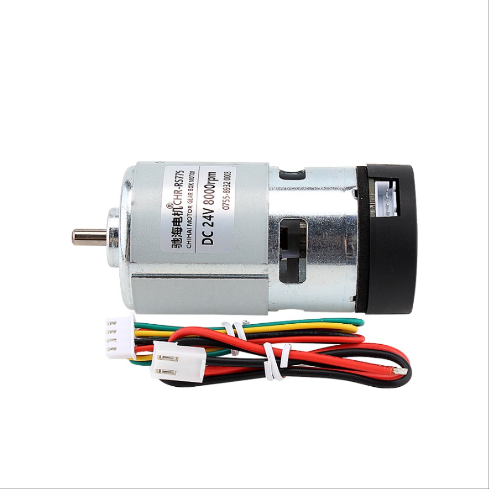 CHR-775S 자기 홀더 인코더 DC 모터 24V 8000RPM 12V 4000RPM 로봇 구동 모터 [OPRN-ZMA25-206]