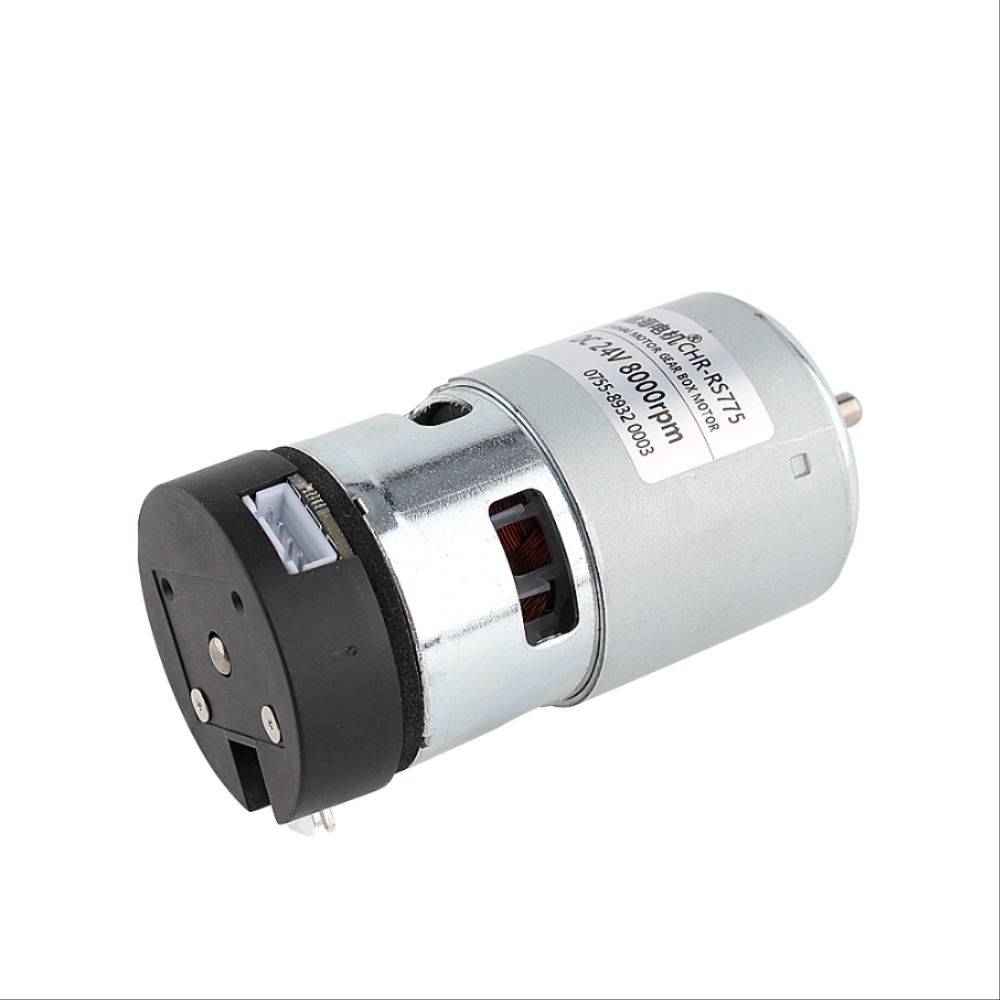 CHR-775S 자기 홀더 인코더 DC 모터 24V 8000RPM 12V 4000RPM 로봇 구동 모터 [OPRN-ZMA25-206]