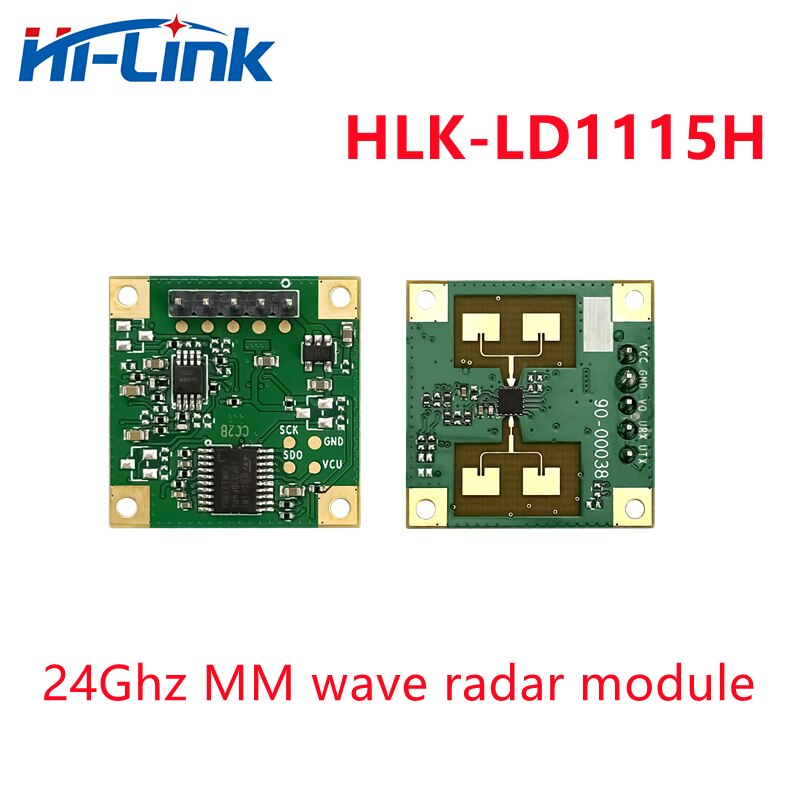 인체 감지 센서 레이더 모듈 TTL 직렬 통신 LD1115H 마이크로 모션 감지 24Ghz [HI-Link-32]