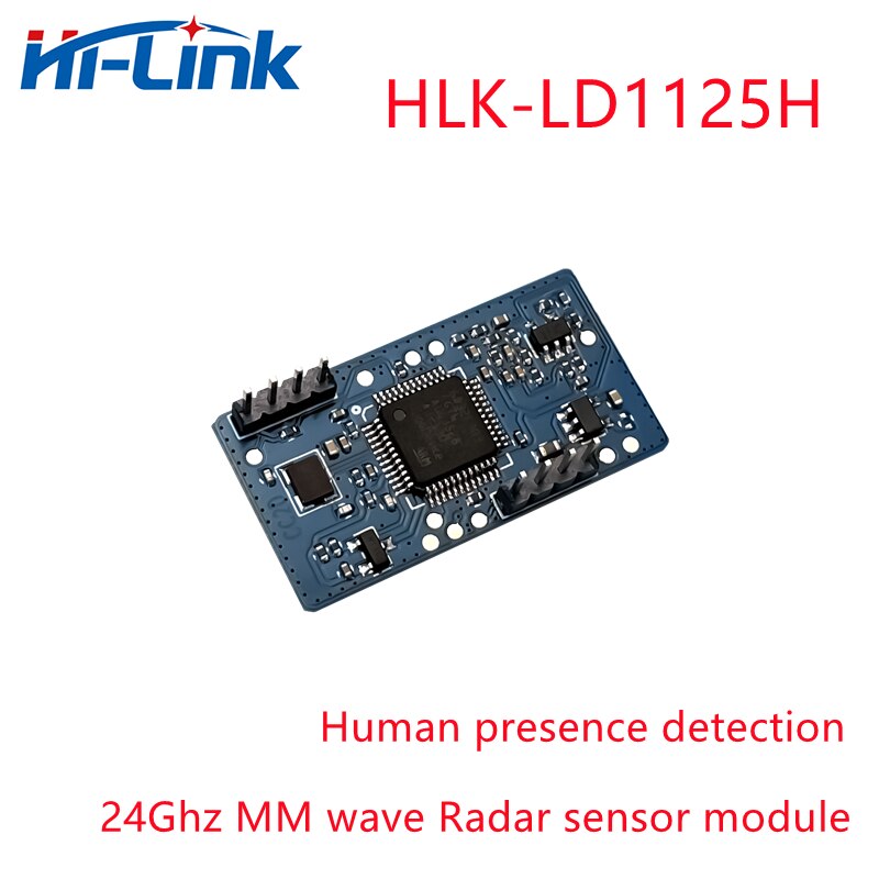 몫 24G MMwave 인간의 Presence 레이더 센서 HLK-LD1125H 호흡 유도 범위 감지기 [HI-Link-54]