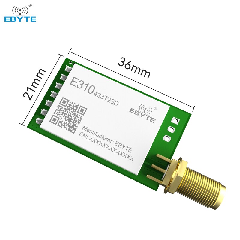 무선 직렬 포트 모듈 E310 시리즈 반이중 투명 전송 433 868 915MHz 23dBm DIP SMD 무선 모듈 [EBYTE-94]