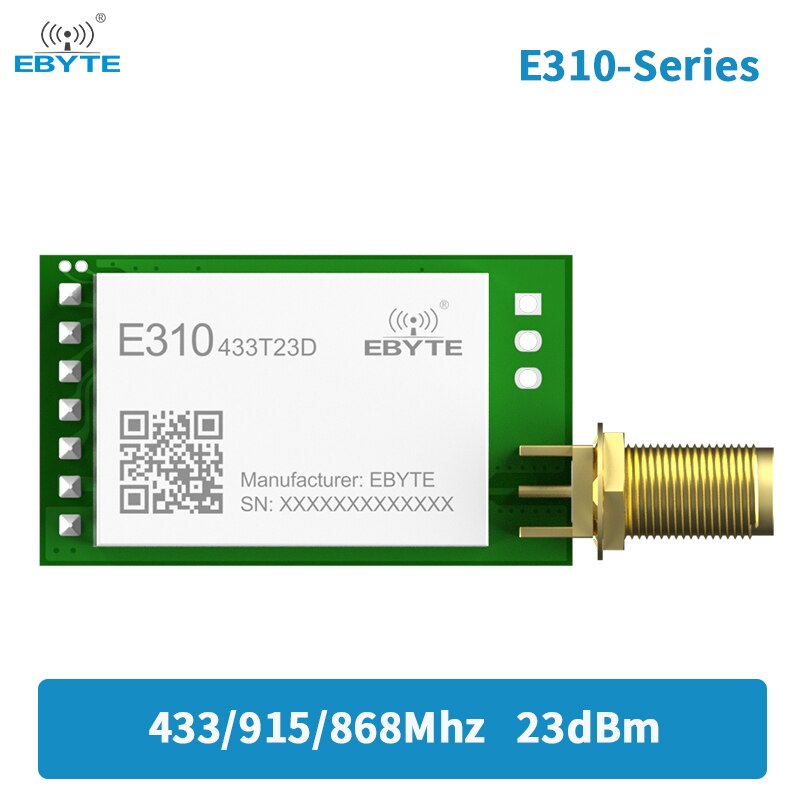 무선 직렬 포트 모듈 E310 시리즈 반이중 투명 전송 433 868 915MHz 23dBm DIP SMD 무선 모듈 [EBYTE-94]