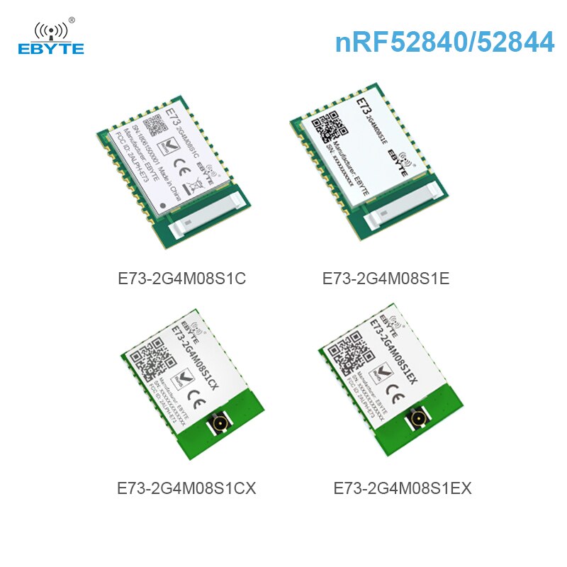 NRF52840 nRF52833 BLE5.1 5.0 무선 모듈 E73 시리즈 BLE Mesh 저전력 소비 소형 IPEX SMD BLE 무선 모듈 [EBYTE-97]