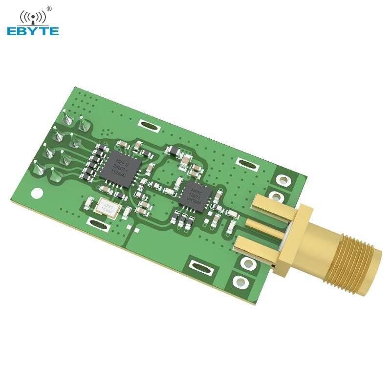 무선 모듈 SPI 안테나 SMA-K 송수신기 송신기 E01-ML01DP5 2.4GHz PA LNA 20dBm nRF24L01P [EBYTE-101]