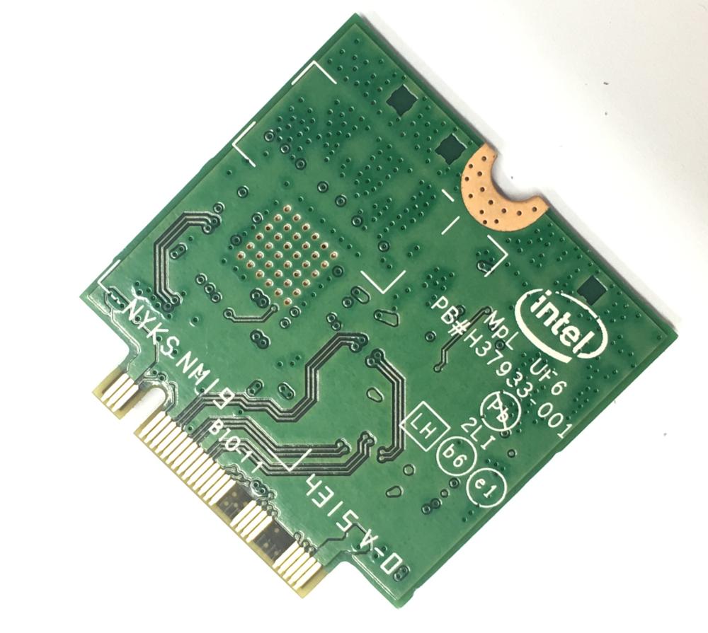 인텔 트라이 밴드 무선 AC 17265 듀얼 밴드 2x2 BT4.0 와이파이 카드 인텔 4.7Gbps 867Mbps NGFF M2 [ZTF110-61]