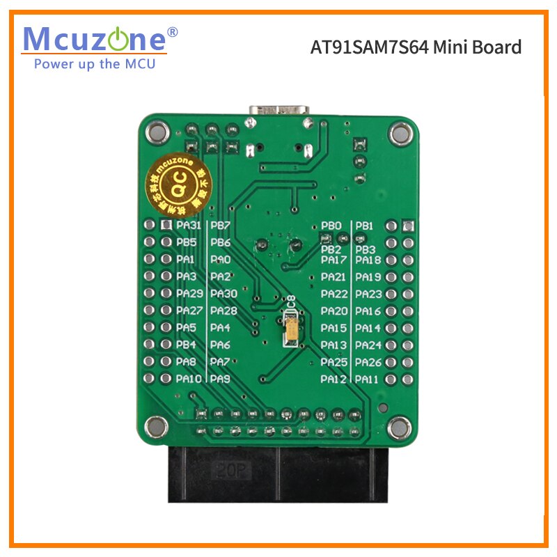 AT91SAM7S64 미니 보드 ARM7 SAM7S JTAG USB ATMEL 마이크로 칩 [Mcuzone-19]