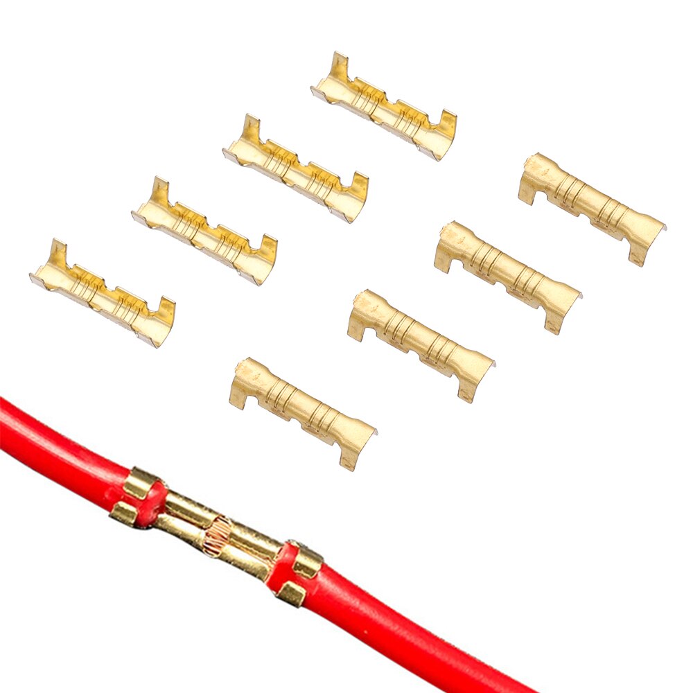 절연 암수 와이어 커넥터 453 0.3-1.5mm 전기 압착 단자 터미널 스페이드 커넥터 모듬 키트 100cps 200pcs [OA50-102]