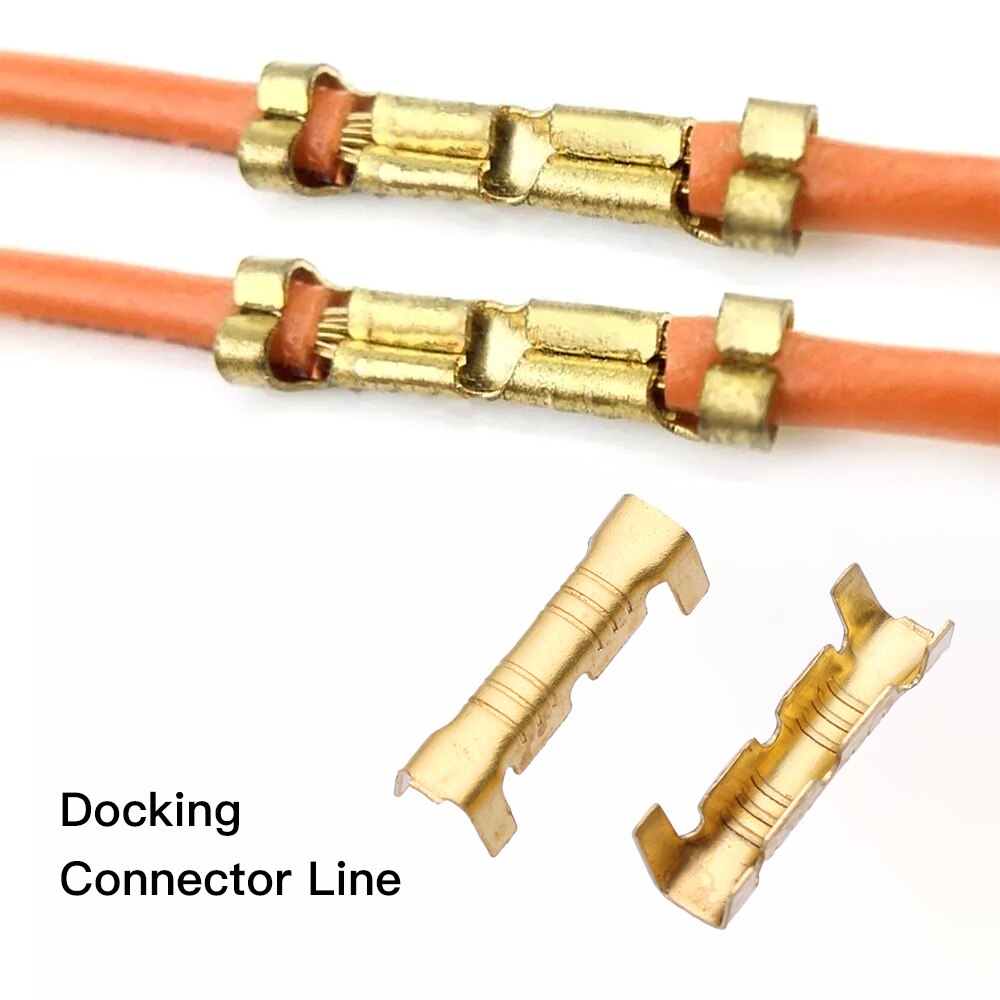 절연 암수 와이어 커넥터 453 0.3-1.5mm 전기 압착 단자 터미널 스페이드 커넥터 모듬 키트 100cps 200pcs [OA50-102]