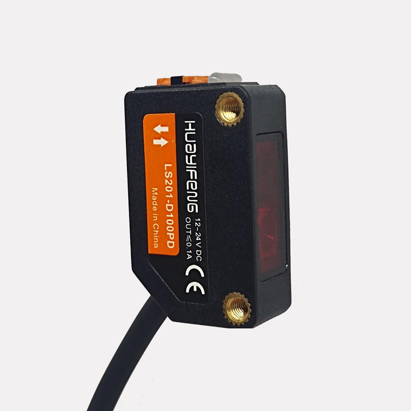 LS201-D100PD 광전스위치 확산반사형 적외선 적색광 사각검출 광전센서 DC12V-24V PNP [HUAYIFENG-58]
