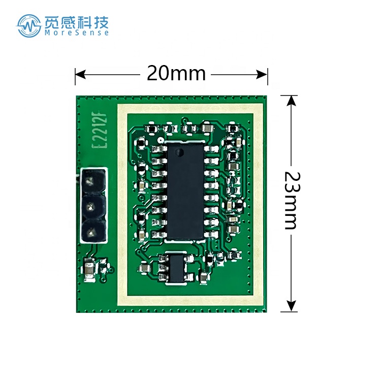 MS24-2320D55M4 24GHz 레이더 모듈 개체 움직임 감지 CW 모드 더 정확한 감지 거리 모션 센서 [MoreSense-11]