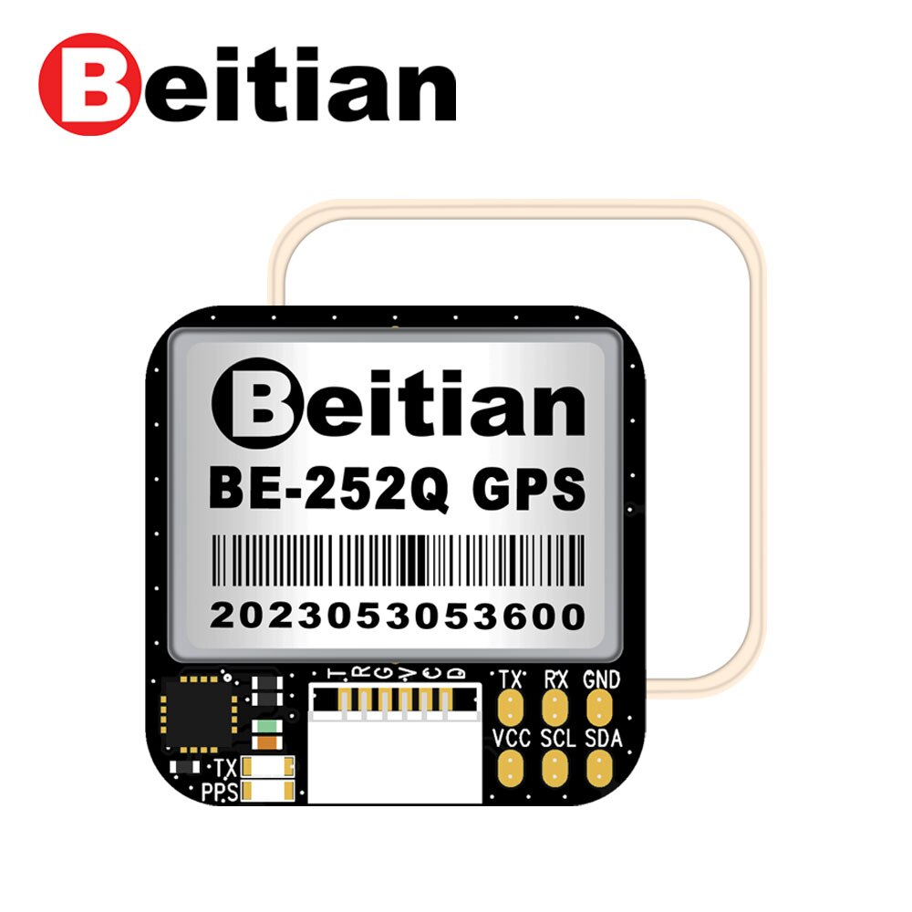 UBX-M9 M10 웨어러블 비행 컨트롤러 FPV RC 드론 UAV PX4 PIX32 GNSS GPS 안테나 리시버 모듈 BK BE 122 182 252Q [Beitian-12]