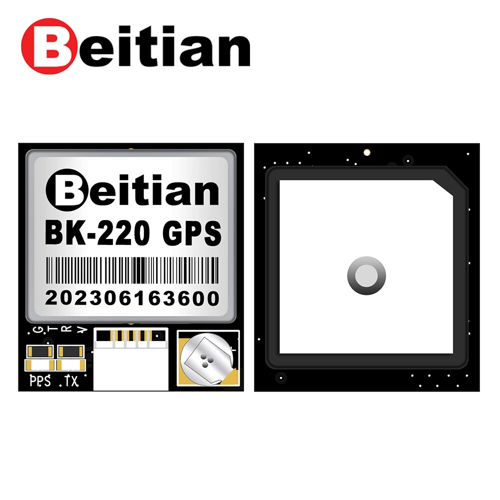 소형 내장 안테나 PFV 드론 RC 드론 고정익 GPS GLONASS GALILEO SBAS QZSS GNSS 모듈 BN-220 BE-220 BK-220 [Beitian-13]