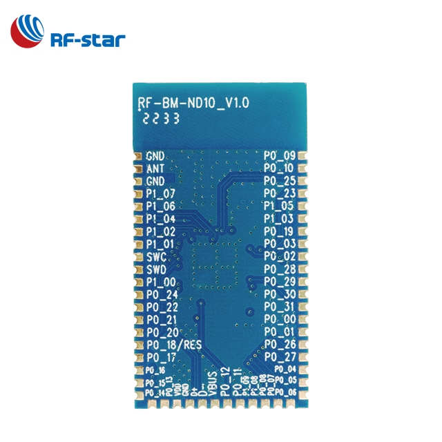 RF-BM-ND10 북유럽 nRF52833 8dBm TX 전원 블루투스 메쉬 블루투스 5.3 낮은 에너지 모듈 AoA AoD [RF-star-49]