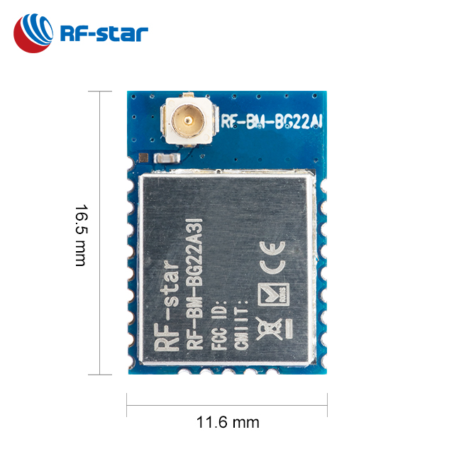 IPEX RF-BM-BG22A3I 장거리 BLE 5.2 단위 6 dBm ble mod AoA EFR32 EFR32BG22 BG22 단위 [RF-star-52]
