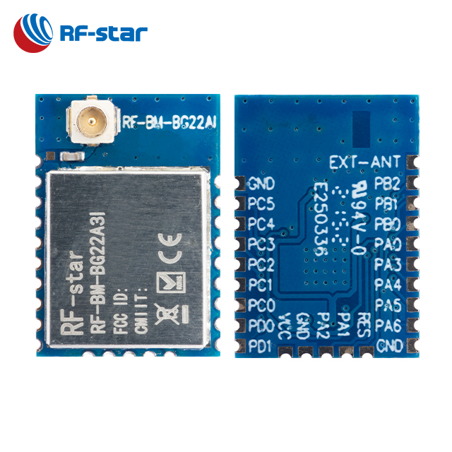 IPEX RF-BM-BG22A3I 장거리 BLE 5.2 단위 6 dBm ble mod AoA EFR32 EFR32BG22 BG22 단위 [RF-star-52]