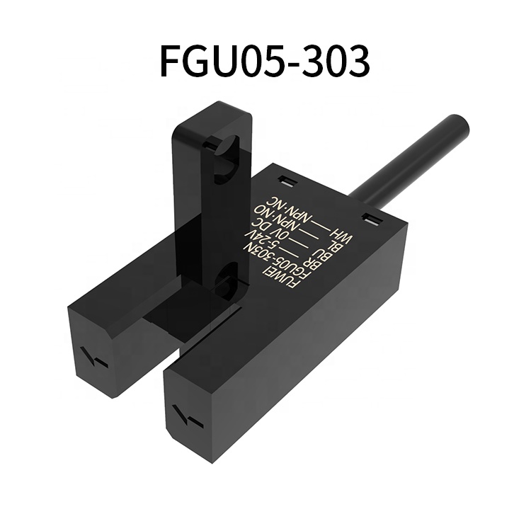 FGU05 302 303 304 305 306 307 NPN PNP 슬롯형 광전스위치센서 마이크로투사안적외선 광전센서 [FUWEI-01]