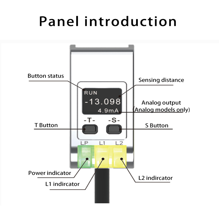 FSD11-30-RS485-M 고정밀 디지털 디스플레이 레이저 변위 거리 측정 센서 두께 평탄도 ModBus 측정 [FUWEI-28]