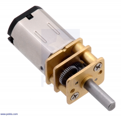 MP 6V 4400RPM 4.995:1 D형 샤프트 마이크로 메탈 기어 모터 [PLLU-2362]