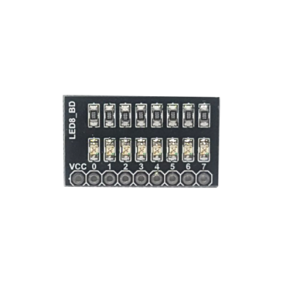 브레드보드용 8채널 LED 모듈