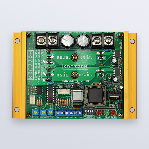 KDC770H - 50A급 제동감속형 DC모터 정/역 스피드컨트롤러