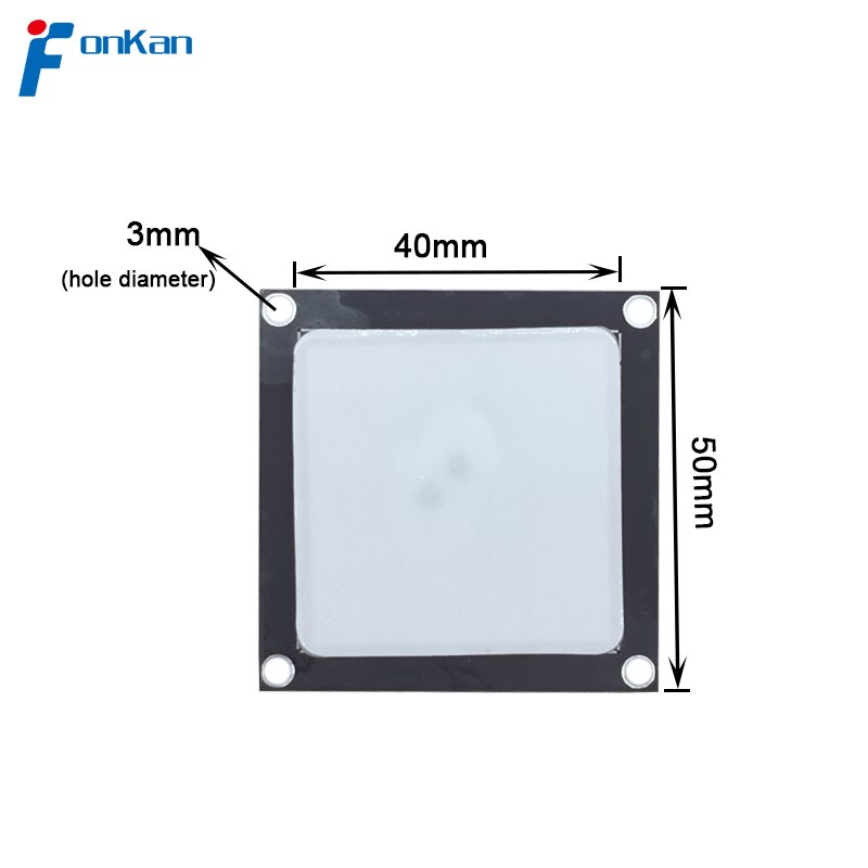 세라믹 안테나 UHF 전체 크기 3dbi 50x50mm mmcx 남성 IPEX 커넥터 액세스 제어에 사용 [FONKAN-17]
