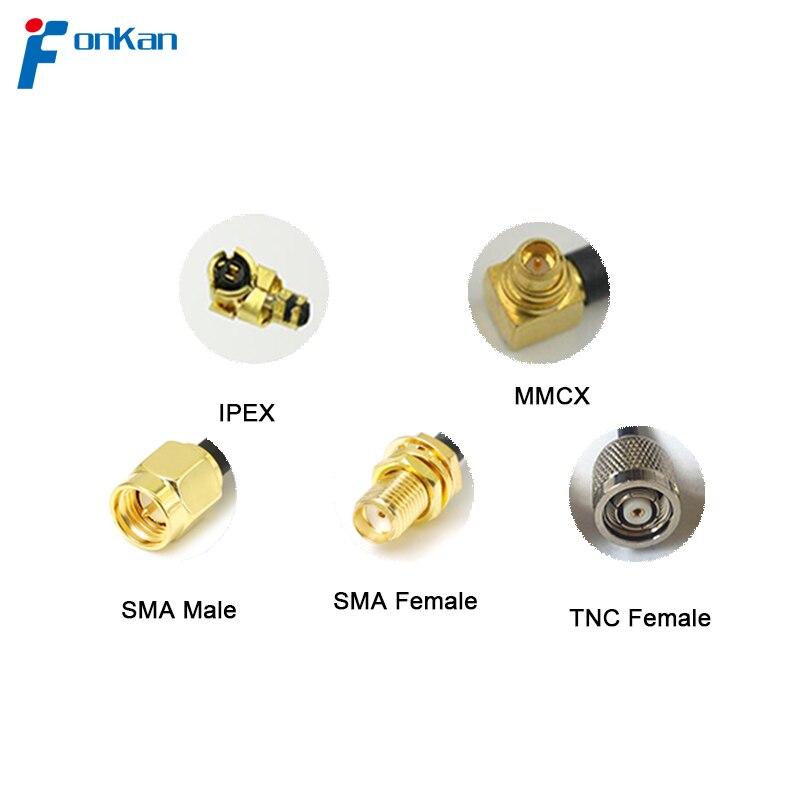 세라믹 안테나 UHF 전체 크기 3dbi 50x50mm mmcx 남성 IPEX 커넥터 액세스 제어에 사용 [FONKAN-17]