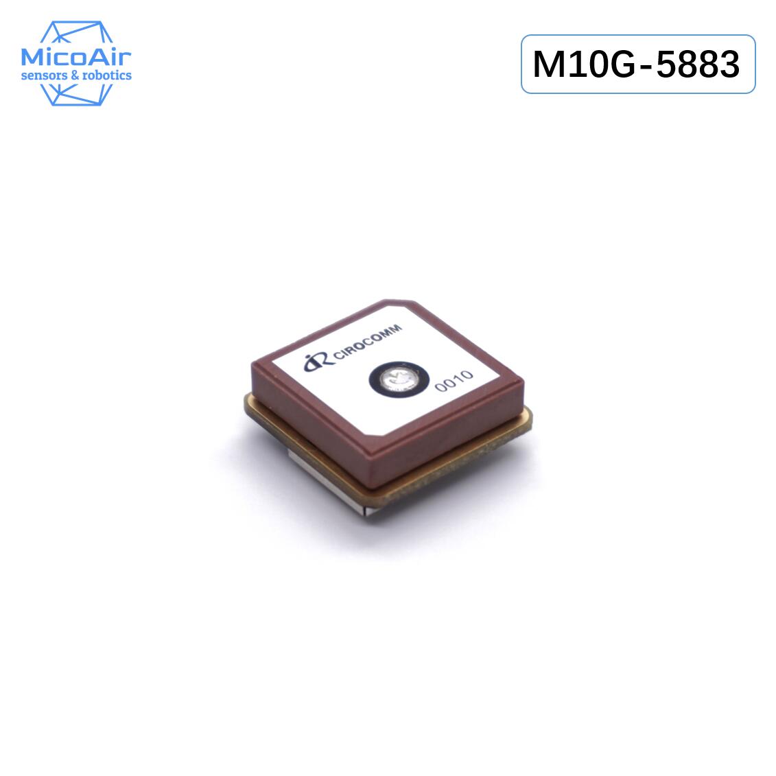 M10G-5883 스몰사이즈 M10 컴퍼스 마이크로 스페이스 GPS 북두 모듈 10세대 대체 M8Q-5883 [MicoAir-03]