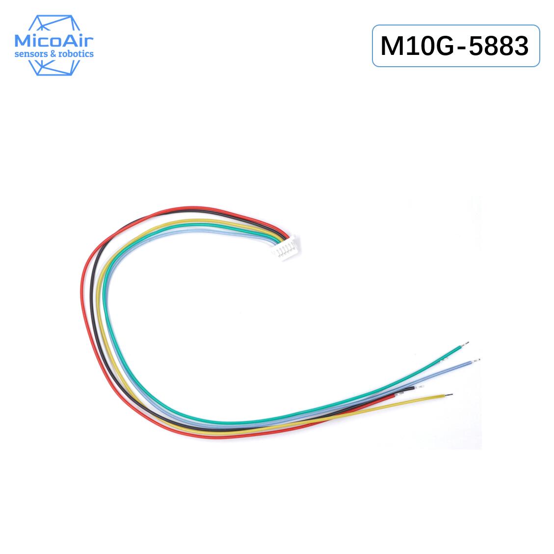 M10G-5883 스몰사이즈 M10 컴퍼스 마이크로 스페이스 GPS 북두 모듈 10세대 대체 M8Q-5883 [MicoAir-03]