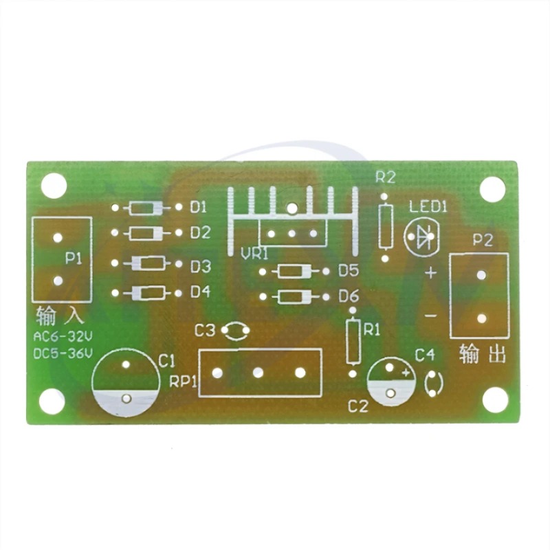 LM317 조정 가능한 전원 공급 장치 키트 연속 조정 가능한 DC 전원 공급 장치 DIY 교육 교육 부품 PCB 보드 전자 키트 [DIY-22]