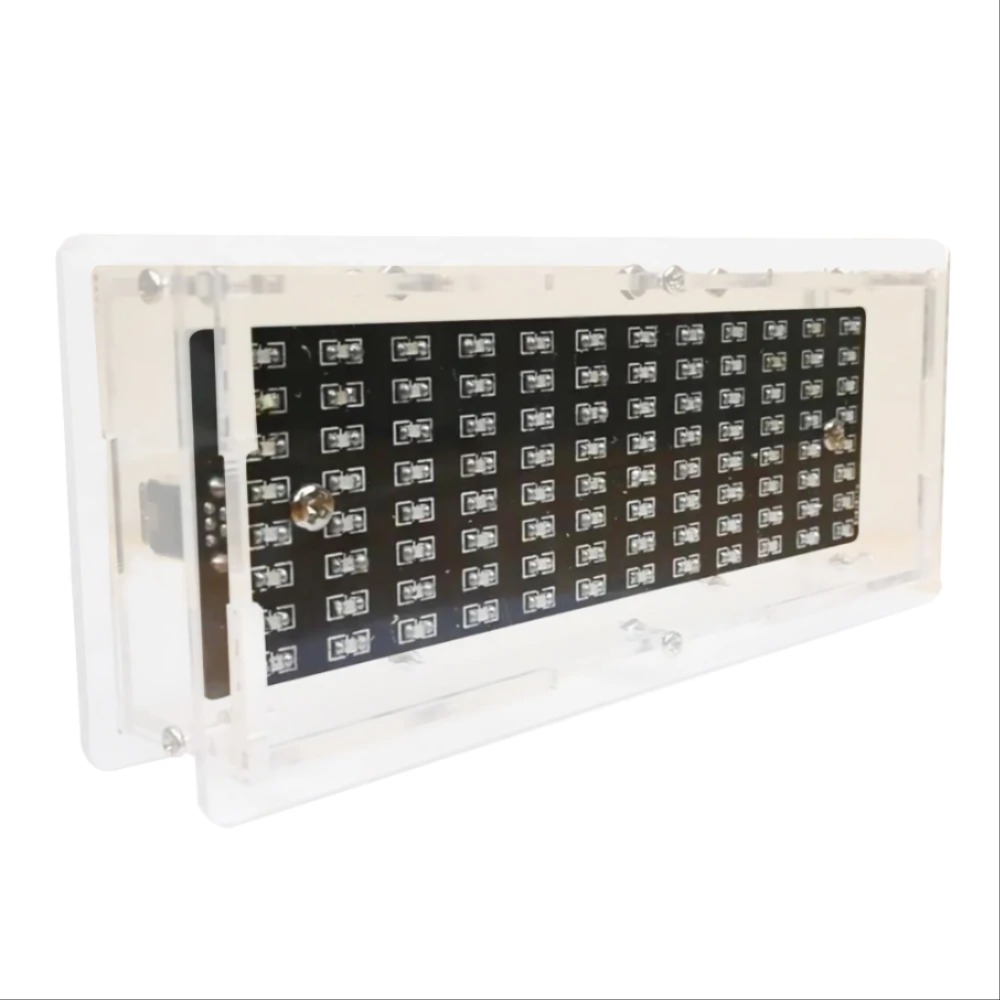 DIY LED 음악 주파수 스펙트럼 디스플레이 레벨 표시기 포함 DIY 납땜 프로젝트 연습 납땜 어셈블리 전자 키트 [DIY-38]
