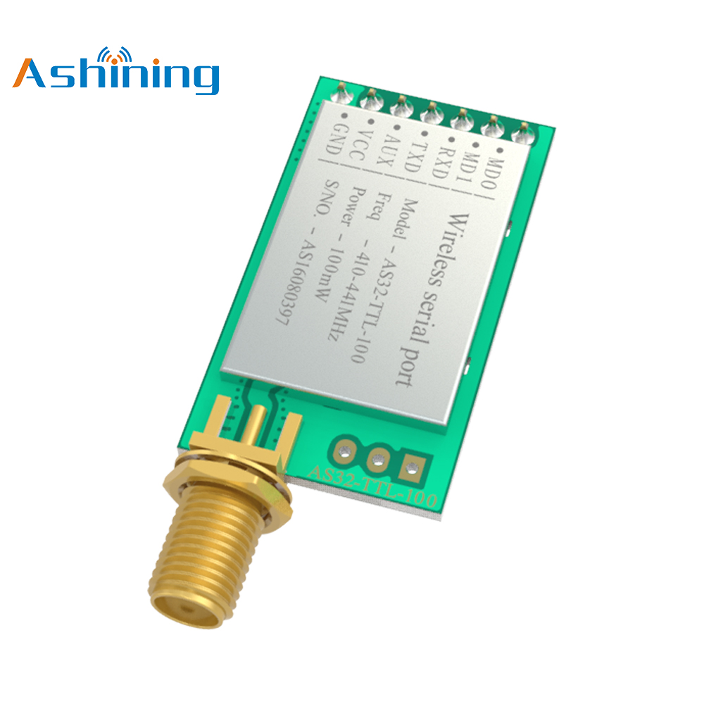 저전력 IOT 수량계 장거리 433mhz rf 송신기 및 수신기 모듈 AS32-TTL-100 [Ashining-52]