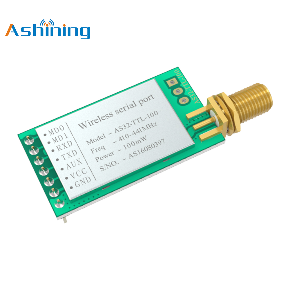 저전력 IOT 수량계 장거리 433mhz rf 송신기 및 수신기 모듈 AS32-TTL-100 [Ashining-52]