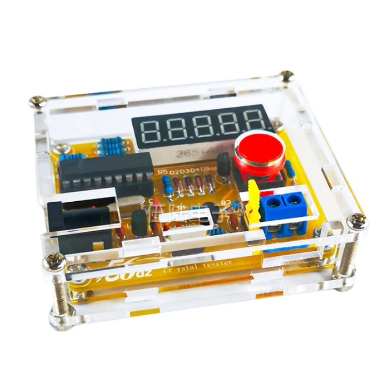고정밀 크리스탈 오실레이터 측정 회로 디지털 주파수 측정기 디자인 DIY 용접 키트 1Hz-50MHz [DIY-125]