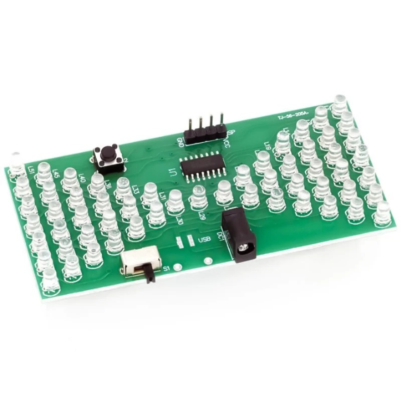 재미있는 단일 칩 LED 램프 전자 모래 시계 회로 기판 용접 연습 키트 어셈블리 교육 단일 엔트리 시험 DIY [DIY-159]