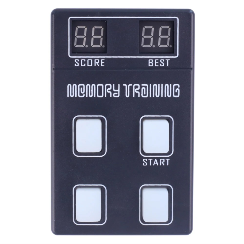DC 9V 메모리 트레이닝 게임 DIY 전자 키트 재미있는 휴대용 콘솔 LED 퍼즐 게임 납땜 프로젝트 연습 학습 스위트 [DIY-197]