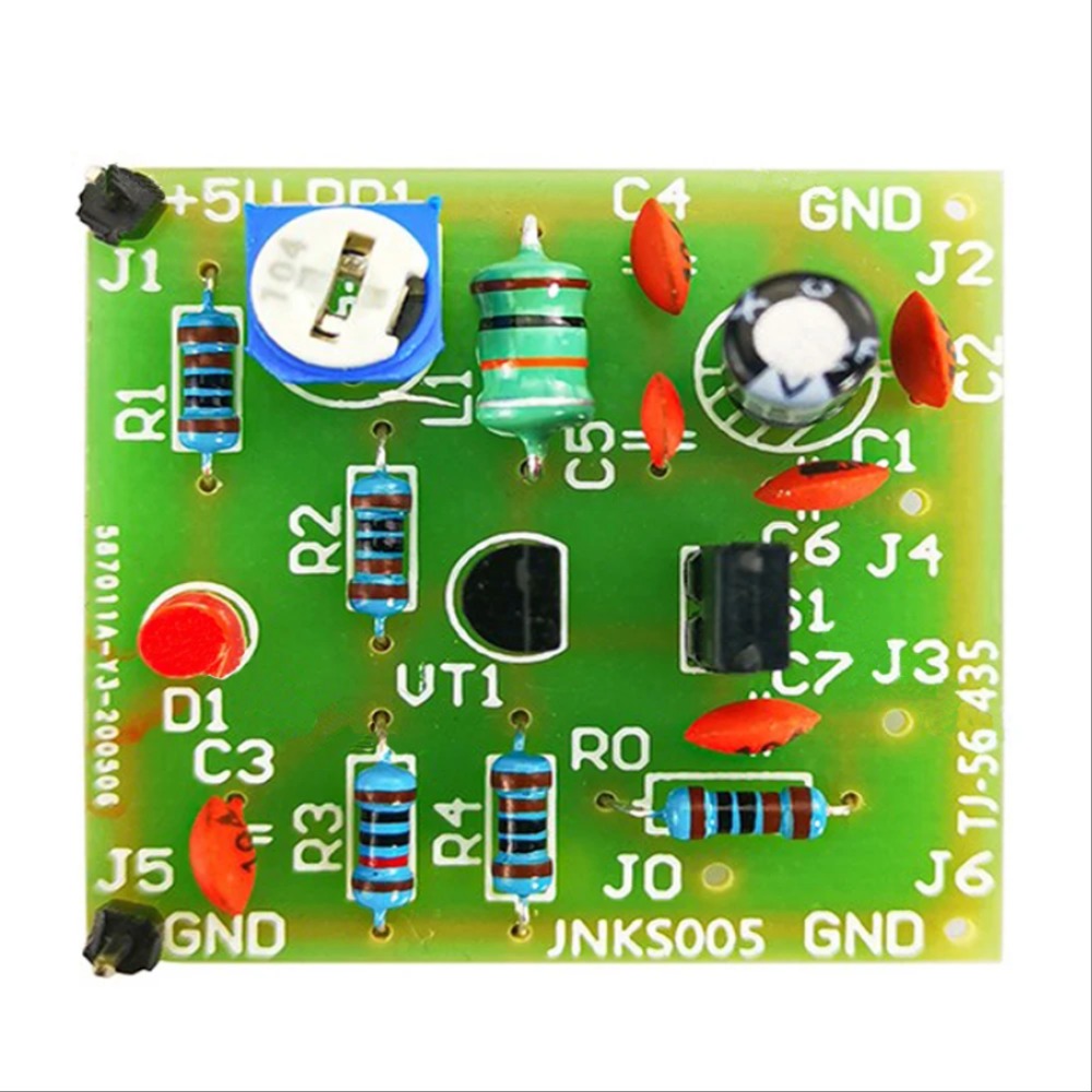 DIY 전자 키트 전기 용량 3 점 진동 인쇄 회로 납땜 프로젝트 연습 세트 부품 용접 기술 [DIY-250]