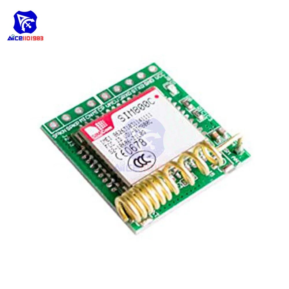 SIM800C GSM GPRS 모듈 5V 3.3V TTL 개발보드 IPEX 안테나 블루투스 및 TTS 포함 Arduino STM32 C51 용 [OPEN-ZTY11-33]