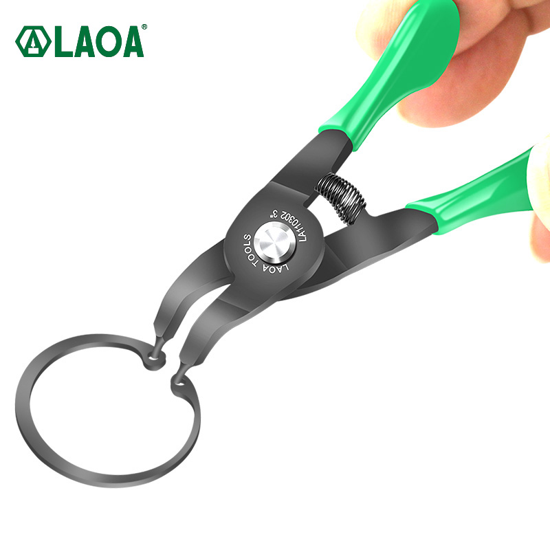 LAOA 미니 Circlip 펜치 3 인치 직각 부리 휴대용 다기능 스냅 링 Circlip 펜치 [LAOA-126]