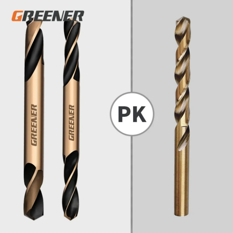 양날 오거 비트 금속 스테인레스 스틸 코발트 초경질 드릴 철 드릴링 3.5-6.0mm 드릴 비트 [GREENER-304]