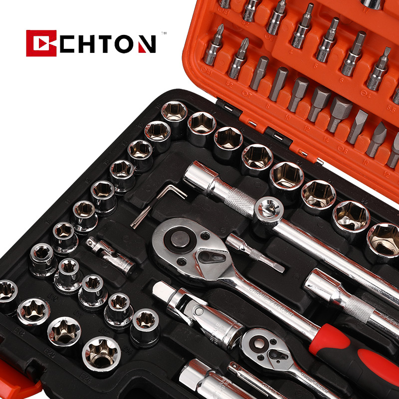 자동차 수리 도구 및 래칫 108 IN 1 핸드 툴 드라이브 육각 108Pcs 렌치 소켓 세트 [CHTON-20]