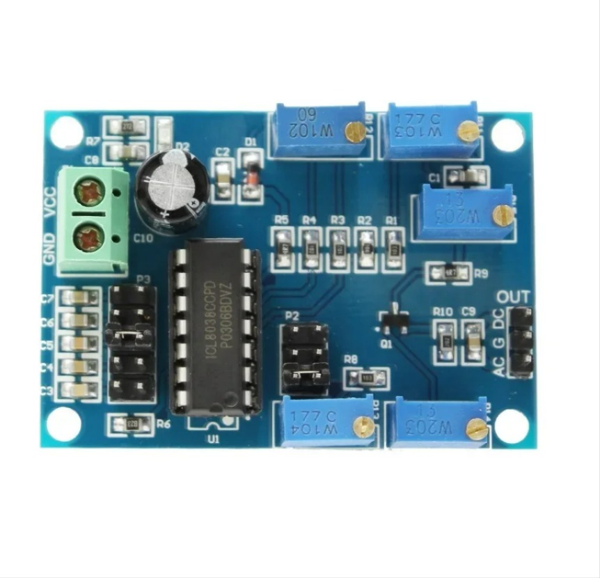 ICL8038 신호 발생기 중간 및 저주파 삼각형 직사각형 사인파 발생기 아두이노용 12V-15V 10Hz-450KHz [OPEN-ZTW38-31]